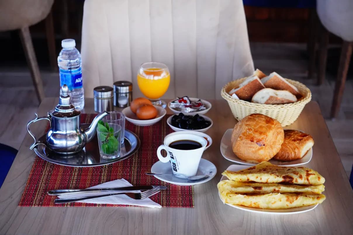 services provided by Hotel Moukawama Dakhla - Moroccan Breakfast Service